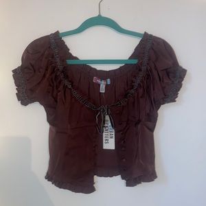 urban outfitters button blouse